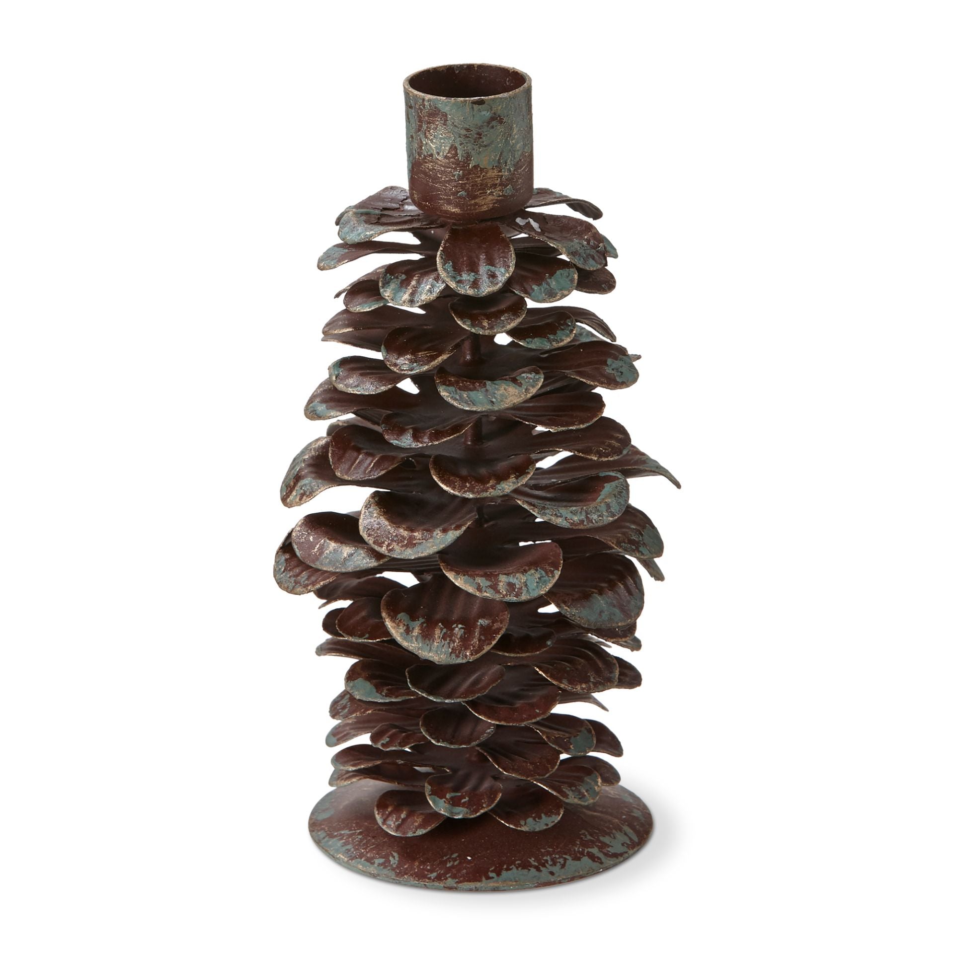 Pine Cone Taper Candle Holders