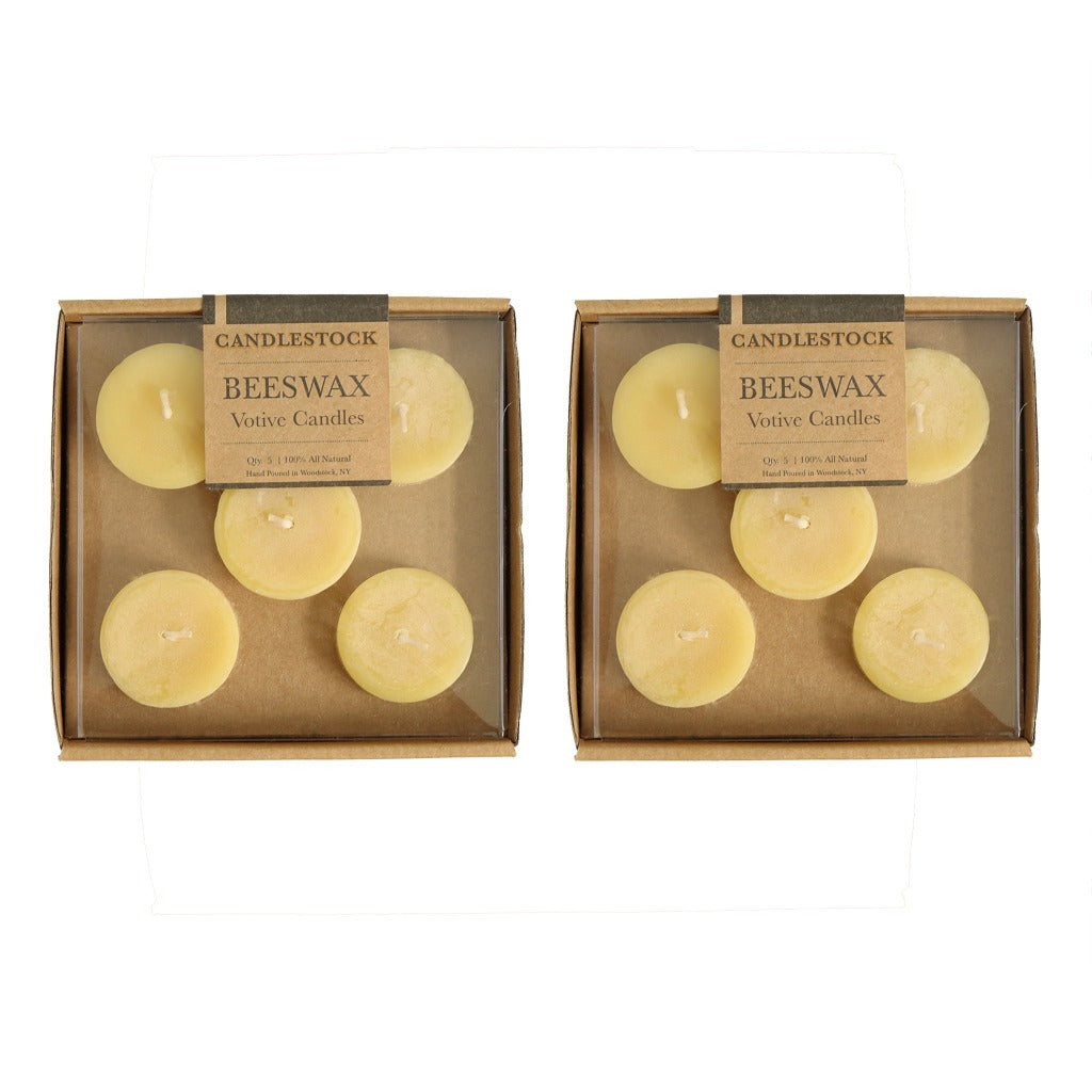 Beeswax Votive Candle 10 Pack