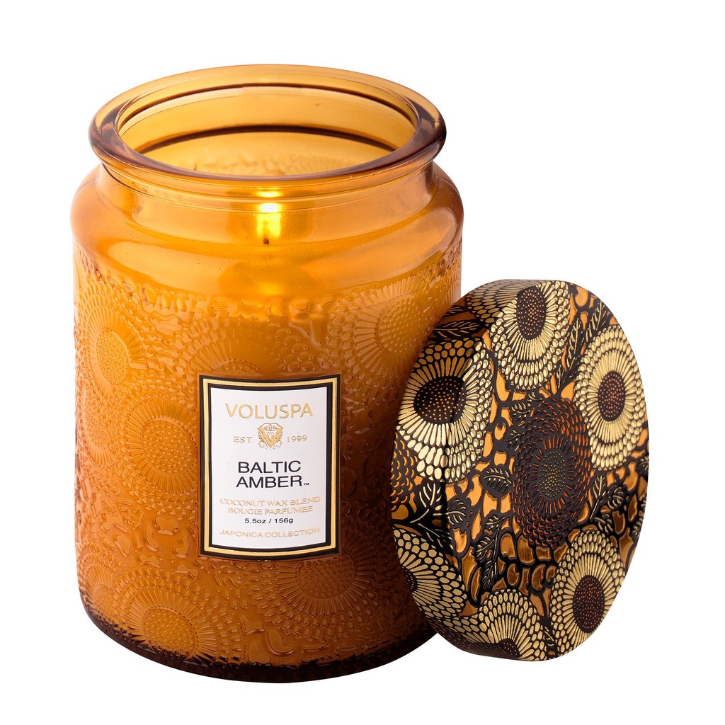 Voluspa Jasmine Midnight Blooms 18 oz Large Jar Candle