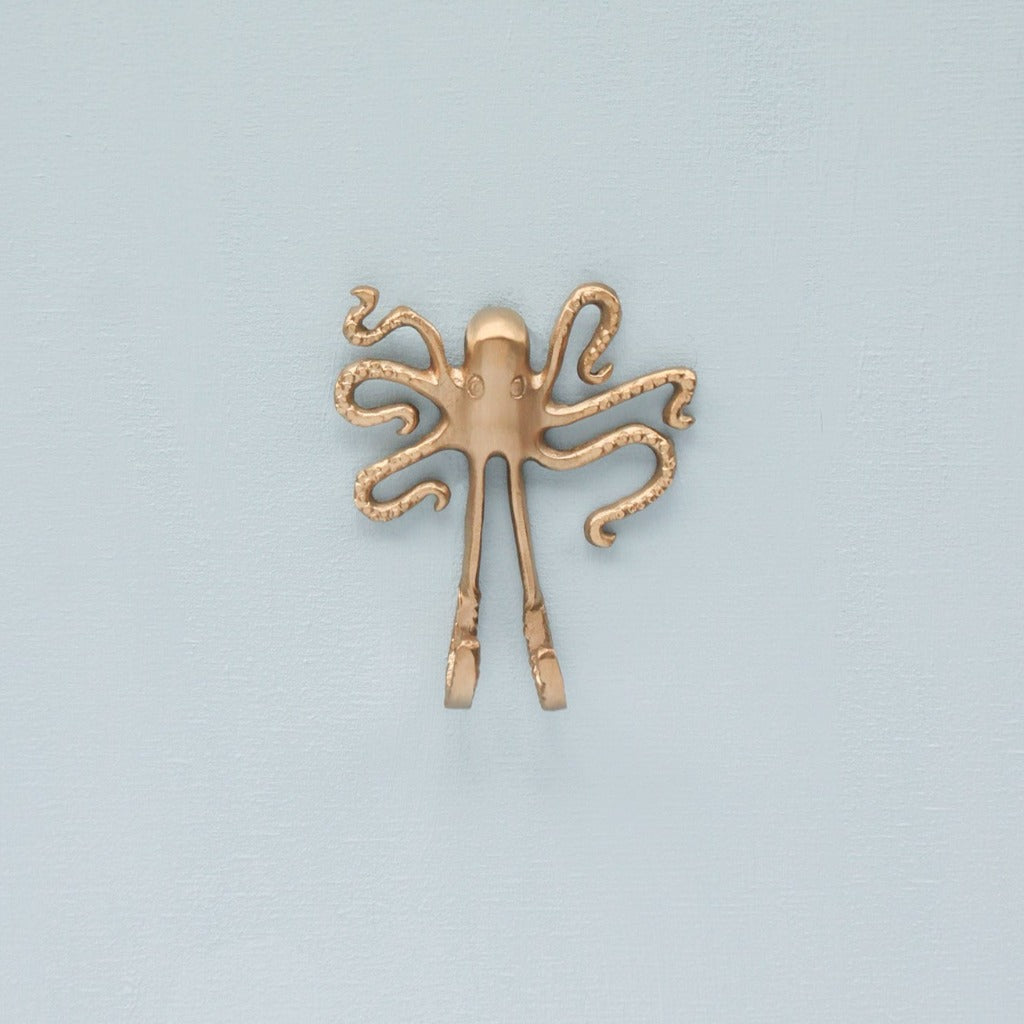 Brass Octopus Wall Hook – Candlestock